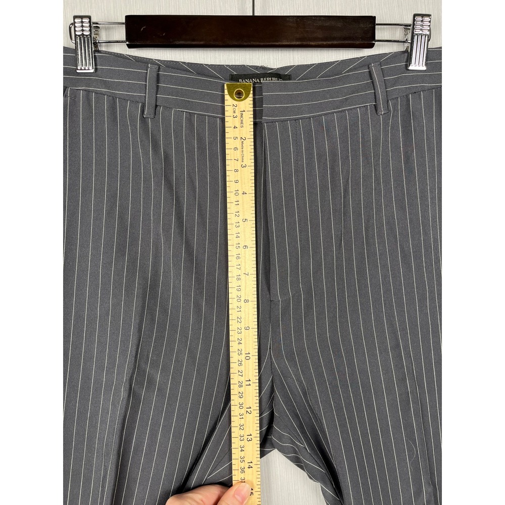 Banana Republic Womens 10 Bootcut Pants Sculpted Stretch Pinstripe Trouser NWOT - Picture 8 of 9